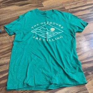Green graphic tee